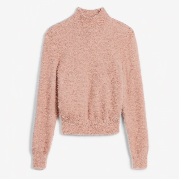 Fuzzy Mock Neck Sweater size xs - Picture 6 of 8